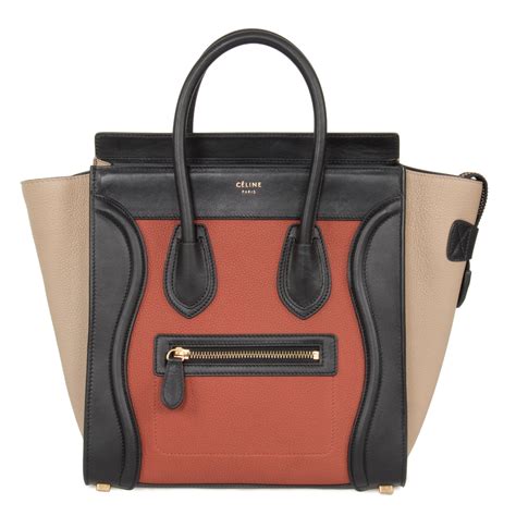 micro celine luggage bag fashionphile|celine micro luggage handbag.